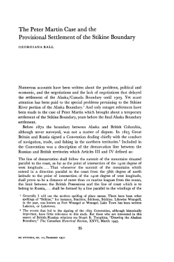 The Peter Martin Case and the Provisional Settlement