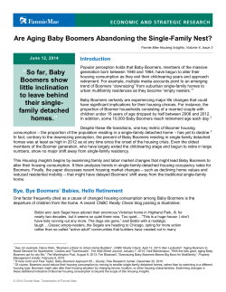 Are Aging Baby Boomers Abandoning the Single