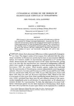 CYTOCHEMICAL STUDIES ON THE PROBLEM OF