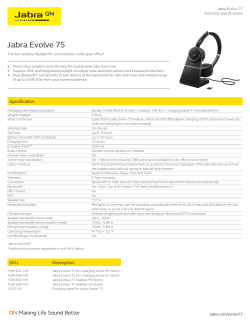 Jabra Evolve 75 - IP Phone Warehouse