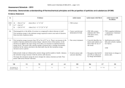 NCEA Level 3 Chemistry (91390) 2015