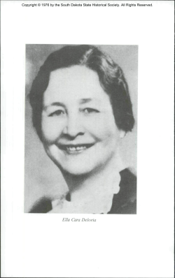 Dakota Images: Ella Cara Deloria - South Dakota Historical Society