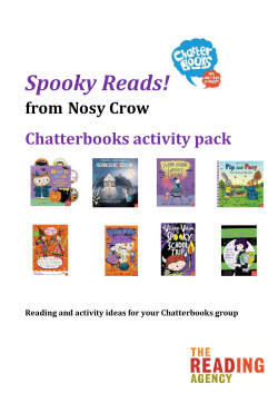 Nosy Crow spooky reads activity pack