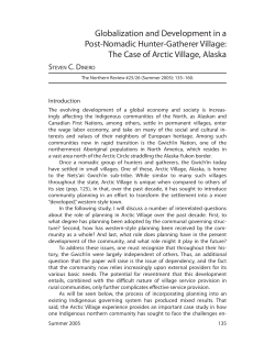 Globalization and Development in a Post-Nomadic Hunter