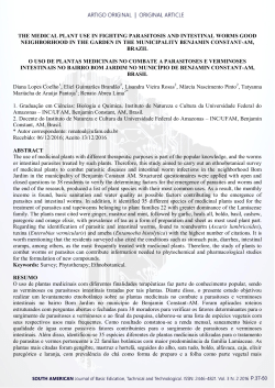 the medical plant use in fighting parasitosis and intestinal worms