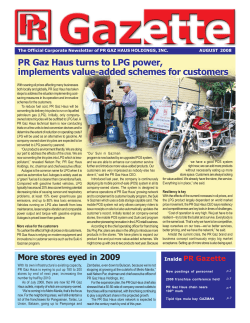 PR Gaz Haus turns to LPG power, implements value