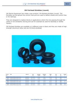 OH Fairlead thimbles (round) OH MARINE EQUIPMENT