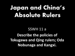 Asian Rulers