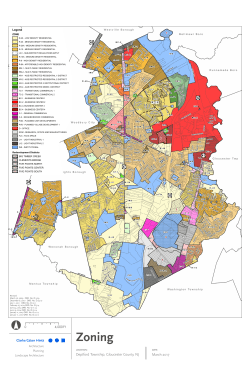 Zoning Map - Deptford Township