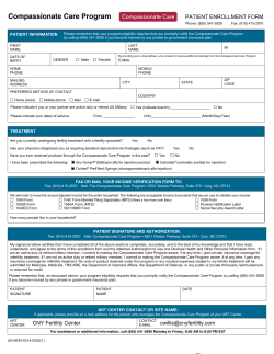 Compassionate Care Program