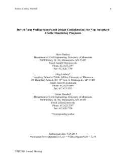 Day-of-Year Scaling Factors and Design Considerations for Non