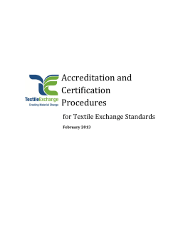 Accreditation and Certification