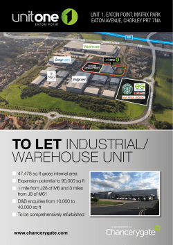 Eaton Point Chorley Existing unit 47478 sq ft To Let