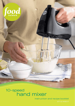 10-speed Hand Mixer