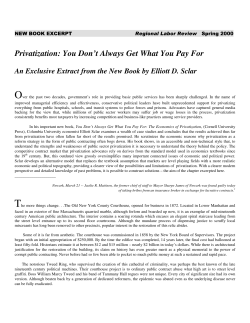 Microsoft Word - Privatization_Sclar_Sp2000.doc