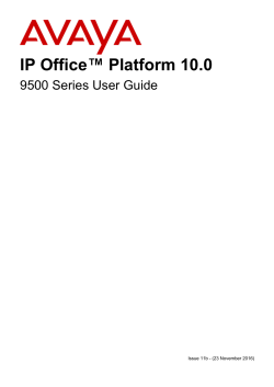 9500 Series User Guide