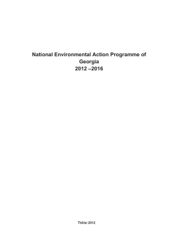 National Environmental Action Programme of