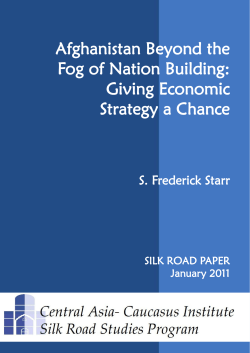 Afghanistan Beyond the Fog of Nation Building