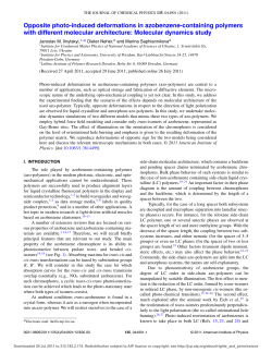 Opposite photo-induced deformations in azobenzene