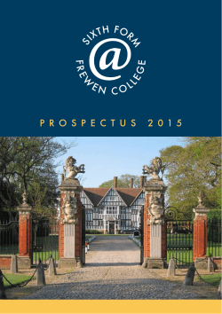 Sixth Form Prospectus