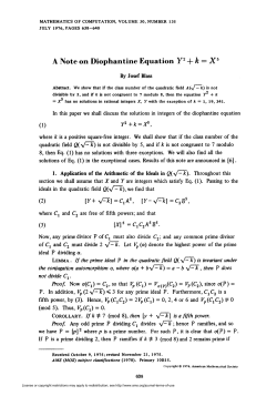A Note on Diophantine Equation Y2 -f- k = X5