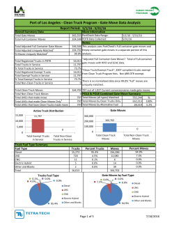 Port of Los Angeles - Clean Truck Program