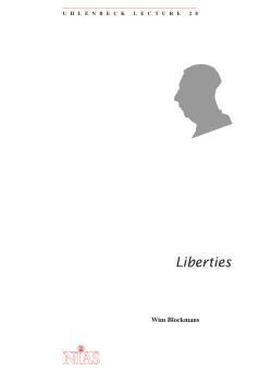 25 Uhlenbeck Lecture - Netherlands Institute for Advanced Study