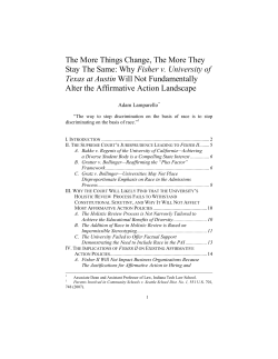 The More Things Change, The More They Stay The Same: Why