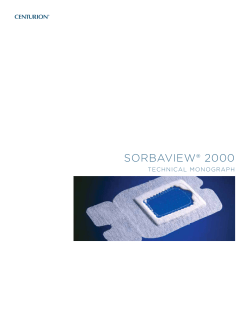 sorbaview&reg; 2000 - Centurion Medical Products