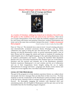 Grades 9-12 Beowulf