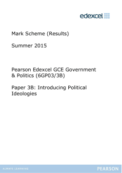 Mark Scheme - Revision World