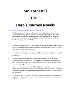 Mr. Fornetti`s TOP 5 Hero`s Journey Novels