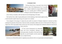 Crete has always been a crossroads of the world old maritime roads