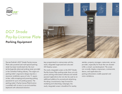 DG7 Strada Pay-by-License Plate