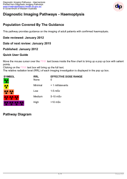 Diagnostic Imaging Pathways