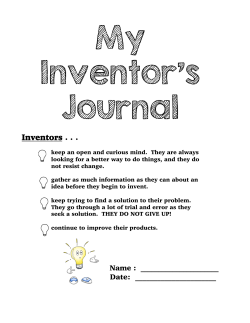 Invention Handouts