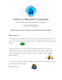 Guide to a Beautiful Community