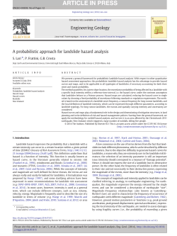 A probabilistic approach for landslide hazard analysis (PDF