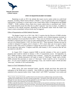 Effect of Sequester on Direct