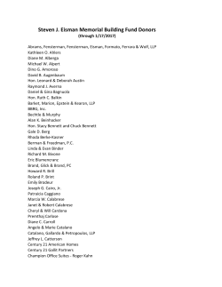 List of Contributors - Nassau County Bar Association