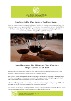 9-Day INDULGING IN THE WINE LANDS OF NORTHERN SPAIN
