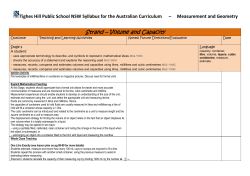 Strand &ndash; Volume and Capacity