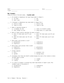 Key Concepts Choose the letter of the b