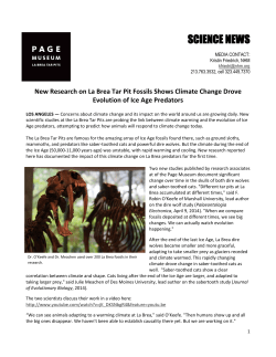 science news - Natural History Museum of Los Angeles