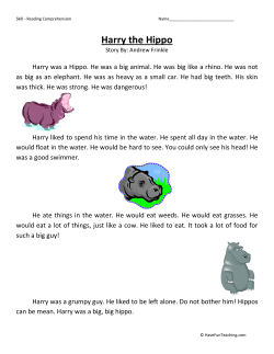Harry the Hippo - Have Fun Teaching