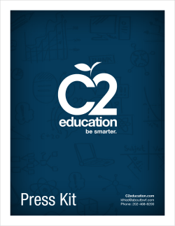 Press Kit - C2 Education