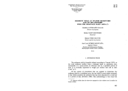 SEDIMENT YIELD AT SPANISH RESERVOIRS AND ITS