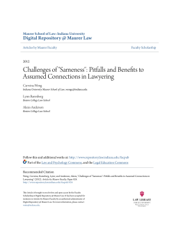 Challenges of "Sameness": Pitfalls and Benefits to Assumed