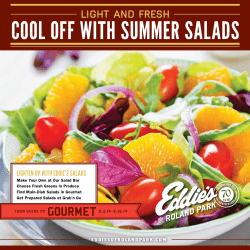 cool off with summer salads