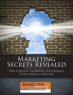 Marketing Secrets Revealed